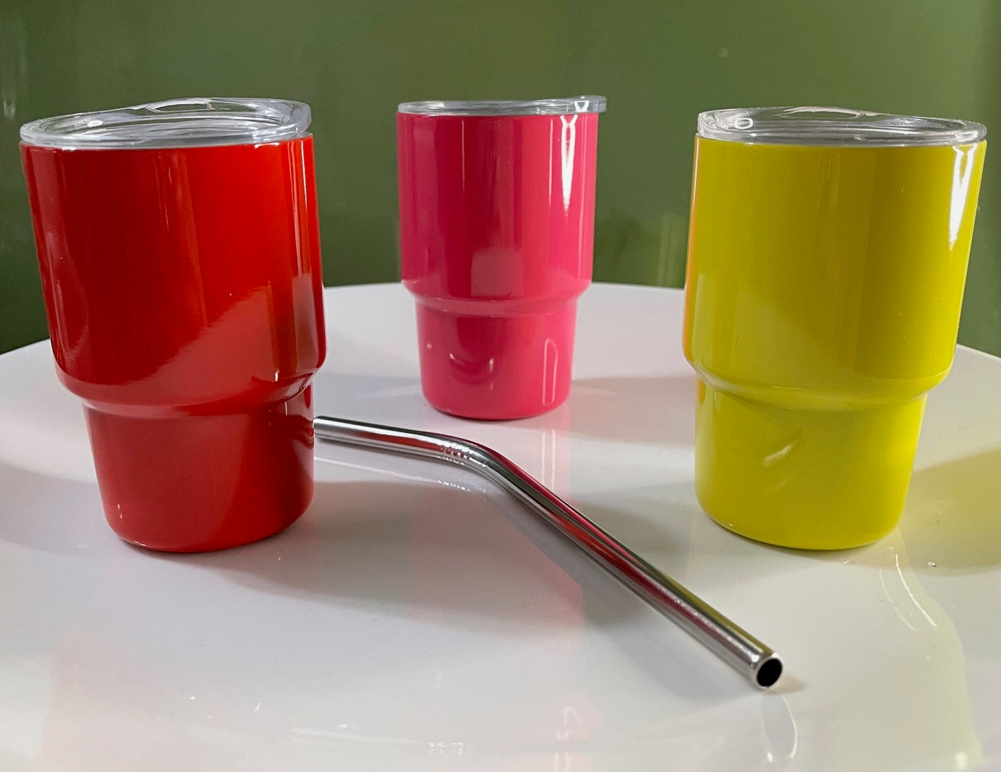 Tumbler w/ straw 3 oz (Shot Glass Size)