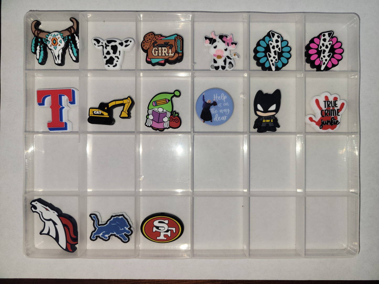 Silicone Bead/Focals/ rhinestone & acrylics Choices for Customs